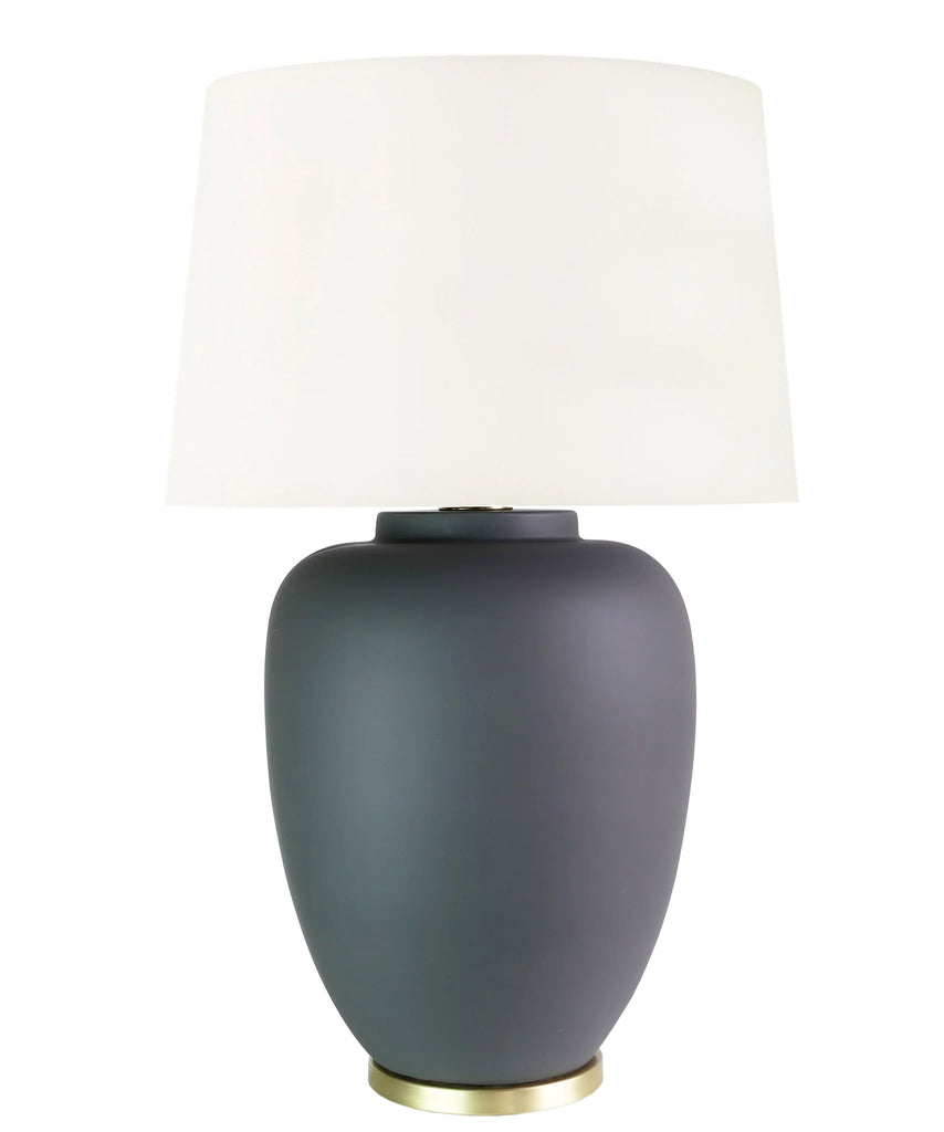 Wren Table Lamp, Matte Charcoal