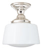 Drum Schoolhouse Ceiling Fixture, 12"