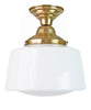Drum Schoolhouse Ceiling Fixture, 12"