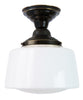 Drum Schoolhouse Ceiling Fixture, 12"