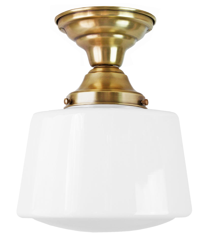 Drum Schoolhouse Ceiling Fixture, 8"