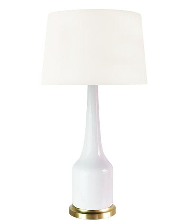 Charleston Table Lamp, White