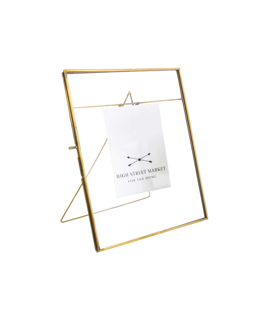 Monarch Easel  8" x 10" Vertical Frame, Brass