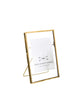 Monarch Easel 4" x 6" Vertical Frame, Brass