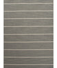 Cape Cod Stripe Flat Weave Rug, Gray