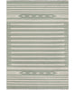 Theo Stripe Flat Weave Rug, Sage