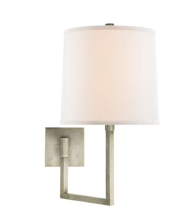Aspect Large Articulating Sconce, Pewter