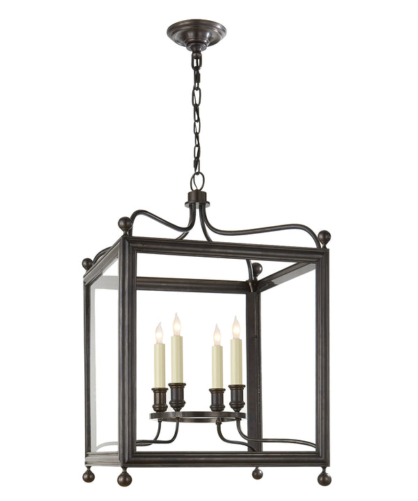 Medium Greggory Hanging Lantern, Bronze