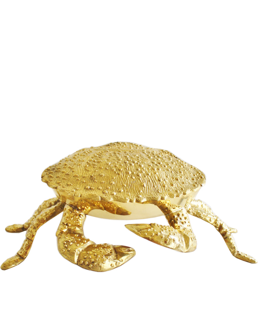 Large Brass King Crab Box