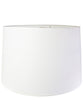 White Linen Drumshade, Extra Large