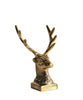 Solid Brass Deer Head Pen Holder