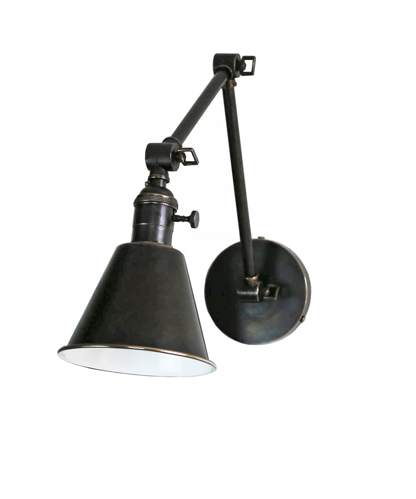 Jefferson Double Arm Wall Sconce, Bronze