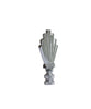 Silver Art Deco Lamp Finial