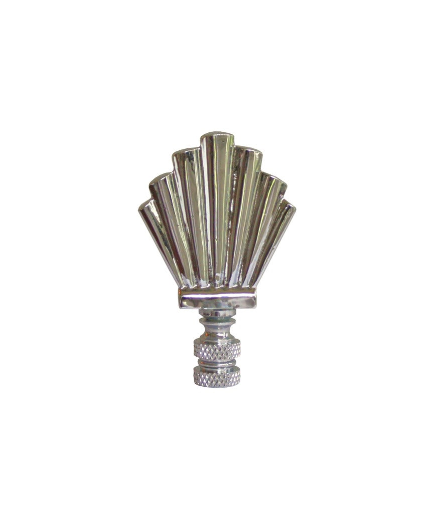 Silver Art Deco Lamp Finial