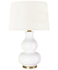 Addison Gourd Table Lamp, White