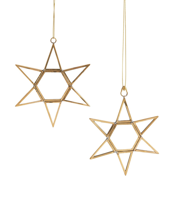 Guiding Star Brass Ornament