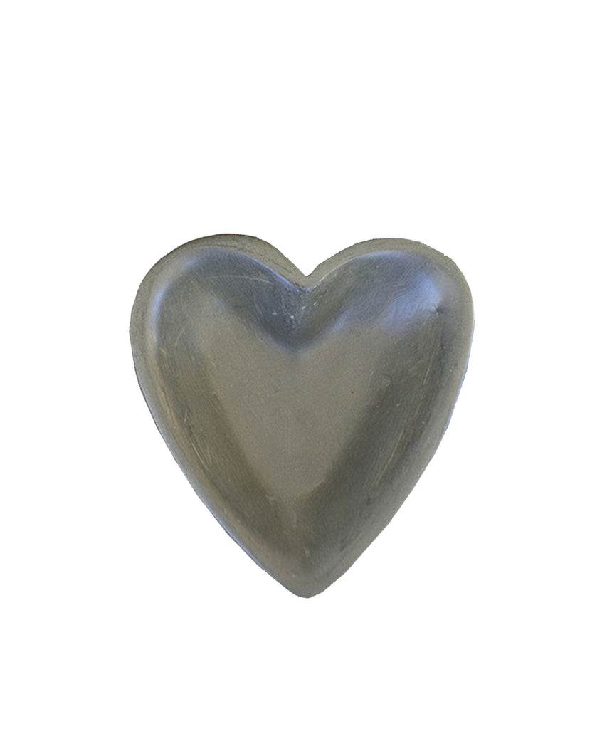 Heart Dish, Dark Grey