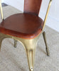 Leather & Brass Chair