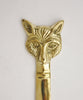 Brass Fox Letter Opener