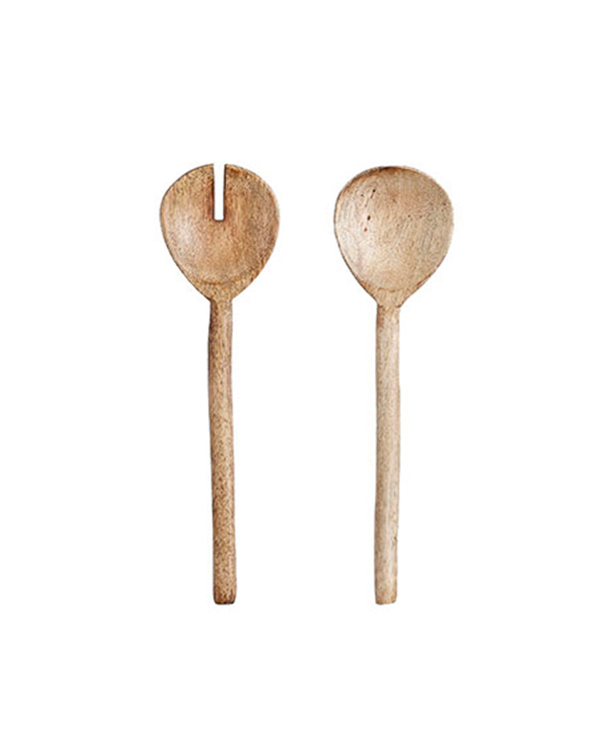 Malibu Mango Wood Serving Set, Natural Wood