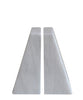 Pair of White Marble Bookends