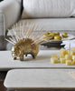 Brass Porcupine Toothpick Holder