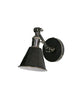 Jefferson Single Short Arm Wall Sconce, Bronze