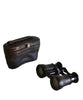 Vintage Black Binoculars with Leather Case