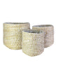 Woven River Grass Baskets