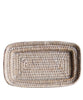 Small Woven Tray, White Wash