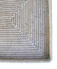 Woven Rectangular Serving Tray, White Wash