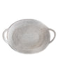 Oval Rattan Tray, Whitewash