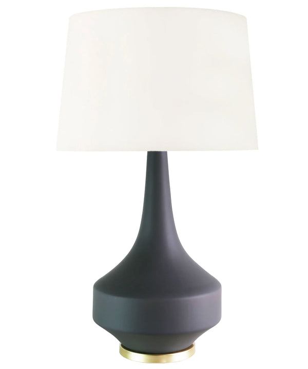 Andrea Table Lamp, Matte Charcoal