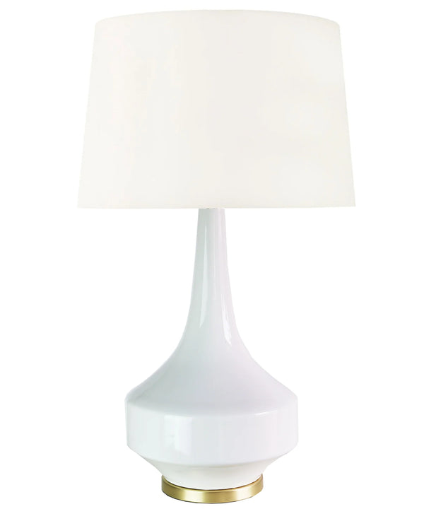 Andrea Table Lamp, White