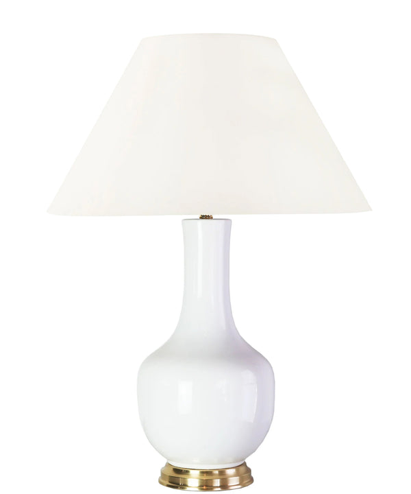 Ginny Table Lamp, White