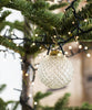 Vintage Style Clear Glass Ornaments, Set of 12