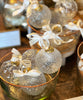 Vintage Style Clear Glass Ornaments, Set of 12