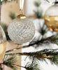 Vintage Style Clear Glass Ornaments, Set of 12