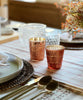 Metallic Rose Gold Votive