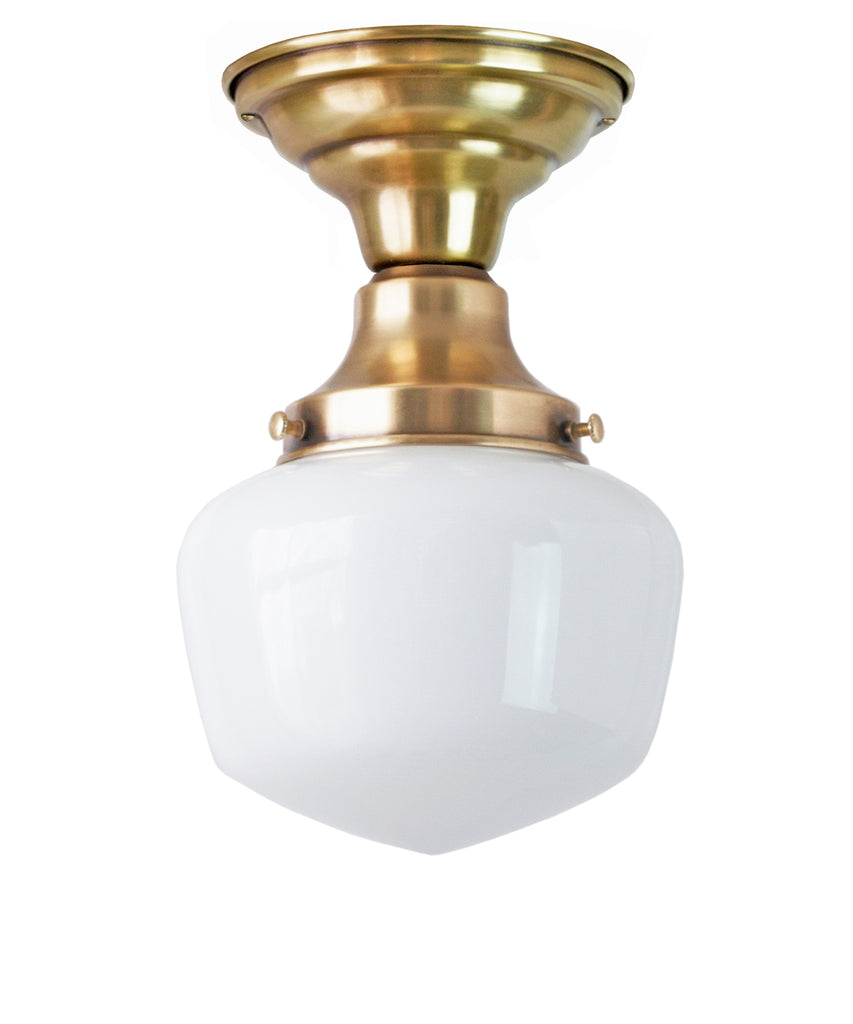 Traditional Schoolhouse Ceiling Fixture, 6"