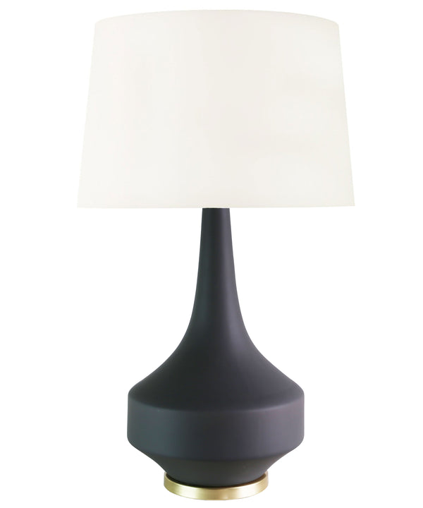 Andrea Table Lamp, Matte Charcoal