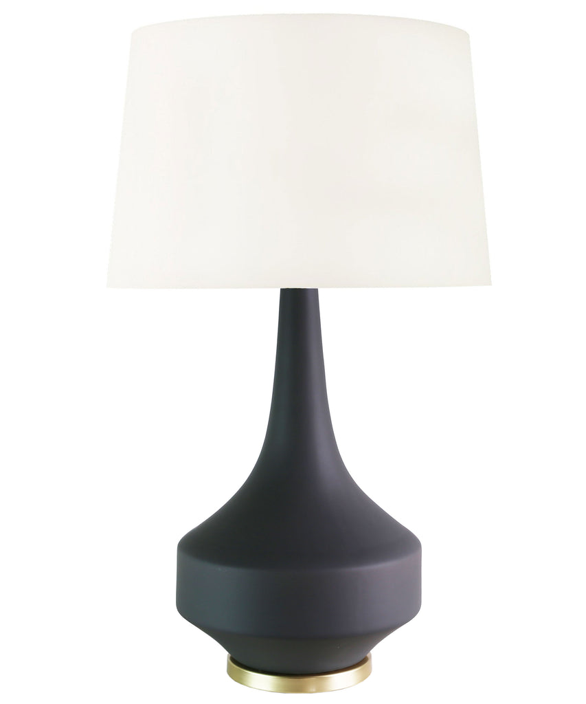 Andrea Table Lamp, Matte Charcoal