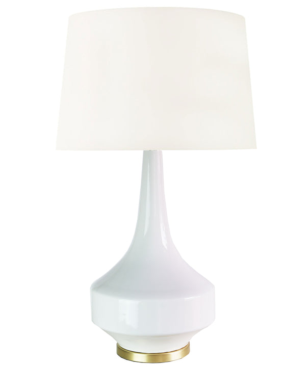 Andrea Table Lamp, White