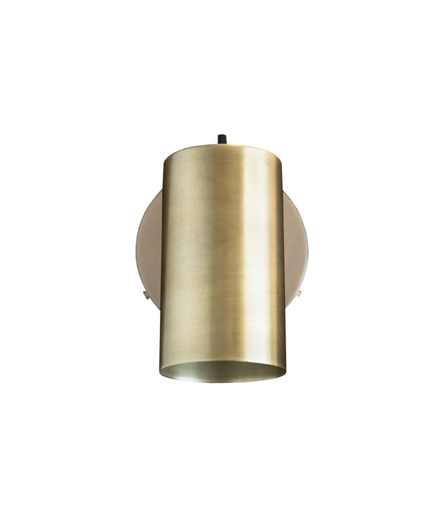 Dax Pivoting Wall Sconce, Antique Brass