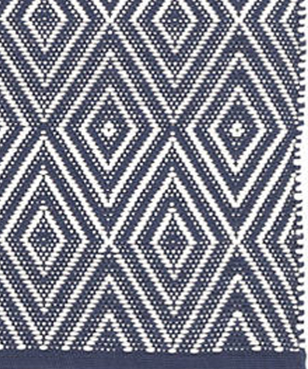 Cape May Diamond Indoor/Outdoor Rug, Navy