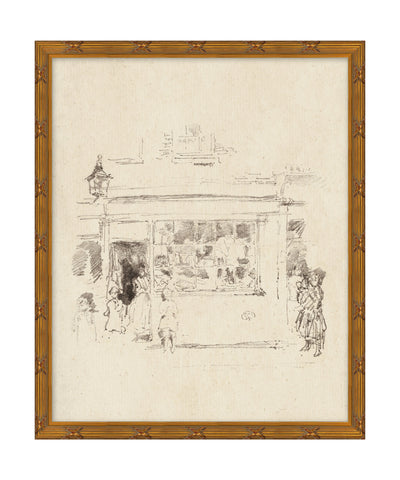 Market Place Etching Sketch