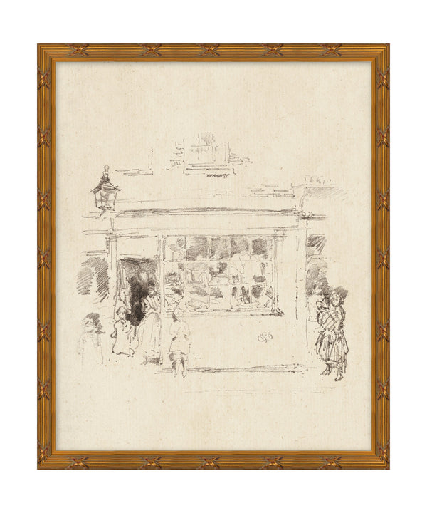Market Place Etching Sketch