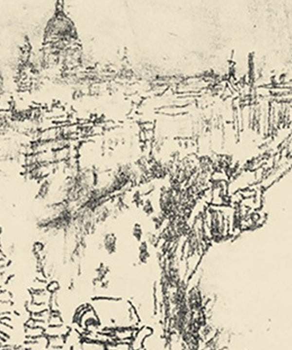 City View Etching Sketch