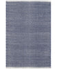 Herringbone Indigo Woven Cotton Rug