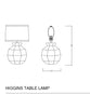 Higgins Table Lamp
